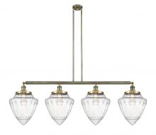 Innovations Lighting 214-AB-G664-12-LED - Bullet - 4 Light - 50 inch - Antique Brass - Stem Hung - Adjustable Island Light