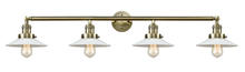 Innovations Lighting 215-AB-G1-LED - Halophane - 4 Light - 45 inch - Antique Brass - Adjustable Bath Vanity Light