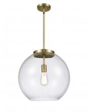 Innovations Lighting 221-1S-AB-G124-16 - Athens - 1 Light - 16 inch - Antique Brass - Cord hung - Pendant