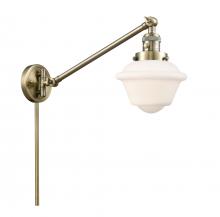 Innovations Lighting 237-AB-G531 - Oxford - 1 Light - 8 inch - Antique Brass - Swing Arm
