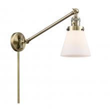 Innovations Lighting 237-AB-G61 - Cone - 1 Light - 8 inch - Antique Brass - Swing Arm