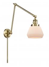 Innovations Lighting 238-AB-G171 - Fulton - 1 Light - 8 inch - Antique Brass -Adjustable Swing Arm