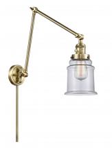 Innovations Lighting 238-AB-G182-LED - Canton - 1 Light - 6 inch - Antique Brass - Swing Arm