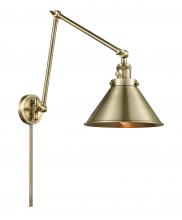 Innovations Lighting 238-AB-M10-AB-LED - Briarcliff - 1 Light - 10 inch - Antique Brass - Swing Arm
