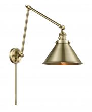 Innovations Lighting 238-AB-M10-AB-LED - Briarcliff - 1 Light - 10 inch - Antique Brass -Adjustable Swing Arm