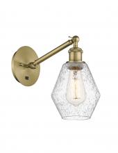 Innovations Lighting 317-1W-AB-G654-6-LED - Cindyrella - 1 Light - 6 inch - Antique Brass - Adjustable Sconce