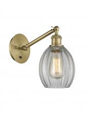 Innovations Lighting 317-1W-AB-G82-LED - Eaton - 1 Light - 6 inch - Antique Brass - Adjustable Sconce