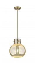 Innovations Lighting 410-1PM-BB-G410-10ME - Newton Sphere - 1 Light - 10 inch - Brushed Brass - Cord hung - Mini Pendant