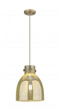 Innovations Lighting 410-1PM-BB-G412-10ME - Newton Bell - 1 Light - 10 inch - Brushed Brass - Cord hung - Pendant