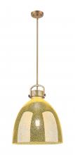 Innovations Lighting 410-1SL-BB-G412-16ME - Newton Bell - 1 Light - 16 inch - Brushed Brass - Pendant
