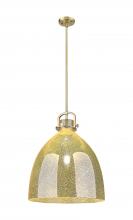 Innovations Lighting 410-1SL-BB-G412-18ME - Newton Bell - 1 Light - 18 inch - Brushed Brass - Pendant