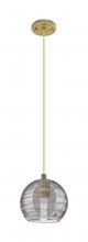Innovations Lighting 434-1P-BB-G1213-6SM - Crown Point - 1 Light - 6 inch - Brushed Brass - Pendant