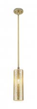 Innovations Lighting 434-1S-BB-G434-12ME - Crown Point - 1 Light - 5 inch - Brushed Brass - Pendant