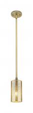Innovations Lighting 434-1S-BB-G434-7ME - Crown Point - 1 Light - 5 inch - Brushed Brass - Pendant