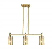 Innovations Lighting 434-3I-BB-G434-7ME - Crown Point - 3 Light - 31 inch - Brushed Brass - Island Light