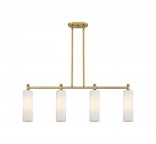 Innovations Lighting 434-4I-BB-G434-12WH - Crown Point - 4 Light - 44 inch - Brushed Brass - Island Light