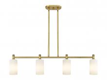 Innovations Lighting 434-4I-BB-G434-7WH - Crown Point - 4 Light - 44 inch - Brushed Brass - Island Light