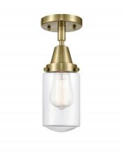 Innovations Lighting 447-1C-AB-G312 - Dover - 1 Light - 5 inch - Antique Brass - Flush Mount