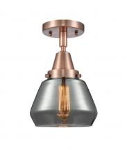 Innovations Lighting 447-1C-AC-G173 - Fulton - 1 Light - 7 inch - Antique Copper - Flush Mount