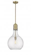 Innovations Lighting 492-1S-BB-G584-14-LED - Amherst - 1 Light - 14 inch - Brushed Brass - Stem hung - Pendant