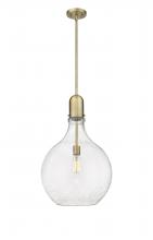 Innovations Lighting 492-1S-BB-G584-16 - Amherst - 1 Light - 16 inch - Brushed Brass - Cord hung - Pendant