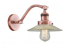 Innovations Lighting 515-1W-AC-G2-LED - Halophane - 1 Light - 9 inch - Antique Copper - Adjustable Sconce