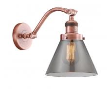 Innovations Lighting 515-1W-AC-G43-LED - Cone - 1 Light - 8 inch - Antique Copper - Adjustable Sconce