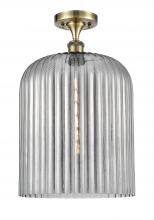 Innovations Lighting 516-1C-AB-G559-12SM - Bridal Veil - 1 Light - 5 inch - Antique Brass - Semi-Flush Mount