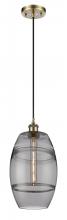 Innovations Lighting 516-1P-AB-G557-8SM - Vaz - 1 Light - 8 inch - Antique Brass - Cord hung - Mini Pendant