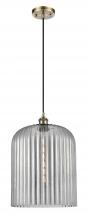 Innovations Lighting 516-1P-AB-G559-12SM - Bridal Veil - 1 Light - 5 inch - Antique Brass - Cord hung - Mini Pendant