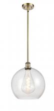 Innovations Lighting 516-1S-AB-G124-12-LED - Athens - 1 Light - 12 inch - Antique Brass - Mini Pendant