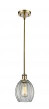 Innovations Lighting 516-1S-AB-G82-LED - Eaton - 1 Light - 6 inch - Antique Brass - Mini Pendant