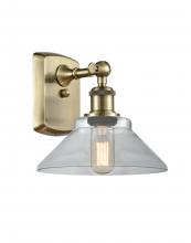Innovations Lighting 516-1W-AB-G132-LED - Orwell - 1 Light - 8 inch - Antique Brass - Sconce