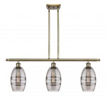 Innovations Lighting 516-3I-AB-G557-6SM - Vaz - 3 Light - 36 inch - Antique Brass - Cord hung - Island Light