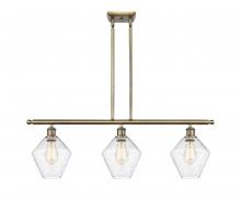 Innovations Lighting 516-3I-AB-G654-8-LED - Cindyrella - 3 Light - 36 inch - Antique Brass - Cord hung - Island Light