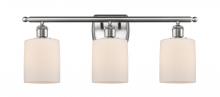 Innovations Lighting 516-3W-SN-G111 - Cobbleskill - 3 Light - 25 inch - Brushed Satin Nickel - Bath Vanity Light