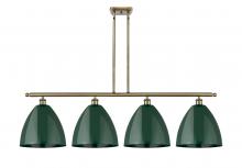 Innovations Lighting 516-4I-AB-MBD-12-GR-LED - Plymouth - 4 Light - 50 inch - Antique Brass - Cord hung - Island Light