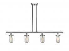 Innovations Lighting 516-4I-SN-CE231-CL - Kingsbury - 4 Light - 48 inch - Brushed Satin Nickel - Cord hung - Island Light