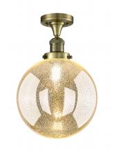 Innovations Lighting 517-1CH-AB-G208-10 - Beacon - 1 Light - 10 inch - Antique Brass - Semi-Flush Mount