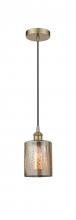 Innovations Lighting 616-1P-AB-G116 - Cobbleskill - 1 Light - 5 inch - Antique Brass - Cord hung - Mini Pendant