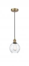 Innovations Lighting 616-1P-AB-G362-LED - Waverly - 1 Light - 6 inch - Antique Brass - Cord hung - Mini Pendant