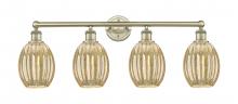 Innovations Lighting 616-4W-AB-G459-6ME - Preston Bulb - 4 Light - 33 inch - Antique Brass - Bath Vanity Light