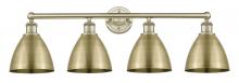 Innovations Lighting 616-4W-AB-MBD-75-AB - Bristol - 4 Light - 35 inch - Antique Brass - Bath Vanity Light