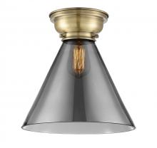 Innovations Lighting 623-1F-AB-G43-L - Cone - 1 Light - 12 inch - Antique Brass - Flush Mount