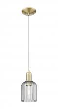 Innovations Lighting 716-1P-AB-G559-5SM - Bridal Veil - 1 Light - 6 inch - Antique Brass - Cord hung - Mini Pendant