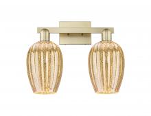 Innovations Lighting 716-2W-AB-G457-6ME - Preston - 2 Light - 16 inch - Antique Brass - Bath Vanity Light