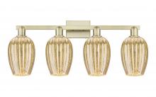 Innovations Lighting 716-4W-AB-G457-6ME - Preston - 4 Light - 36 inch - Antique Brass - Bath Vanity Light