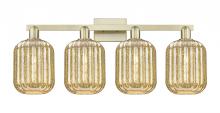 Innovations Lighting 716-4W-AB-G460-7ME - Preston - 4 Light - 36 inch - Antique Brass - Bath Vanity Light