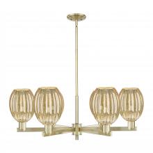 Innovations Lighting 716-6CR-AB-G459-6ME - Preston - 6 Light - 24 inch - Antique Brass - Chandelier
