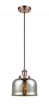 Innovations Lighting 916-1P-AC-G78 - Bell - 1 Light - 8 inch - Antique Copper - Cord hung - Mini Pendant